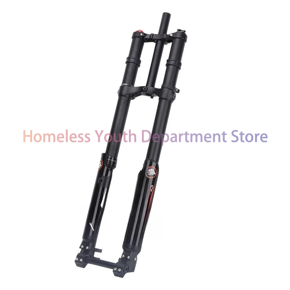 

USD 8C Mountain Bike Front Fork Oil Spring Structure Double Shoulder with Disc Brake for MTB Bicycle Riding