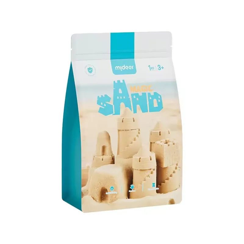 ทรายวิเศษ Mideer 500 กรัม/1 กิโลกรัม ชุดเติม ของเล่นทรายสำหรับเด็ก เล่นได้ทั้งในบ้านและชายหาด สำหรับเด็กอายุ 3 ปีขึ้นไป