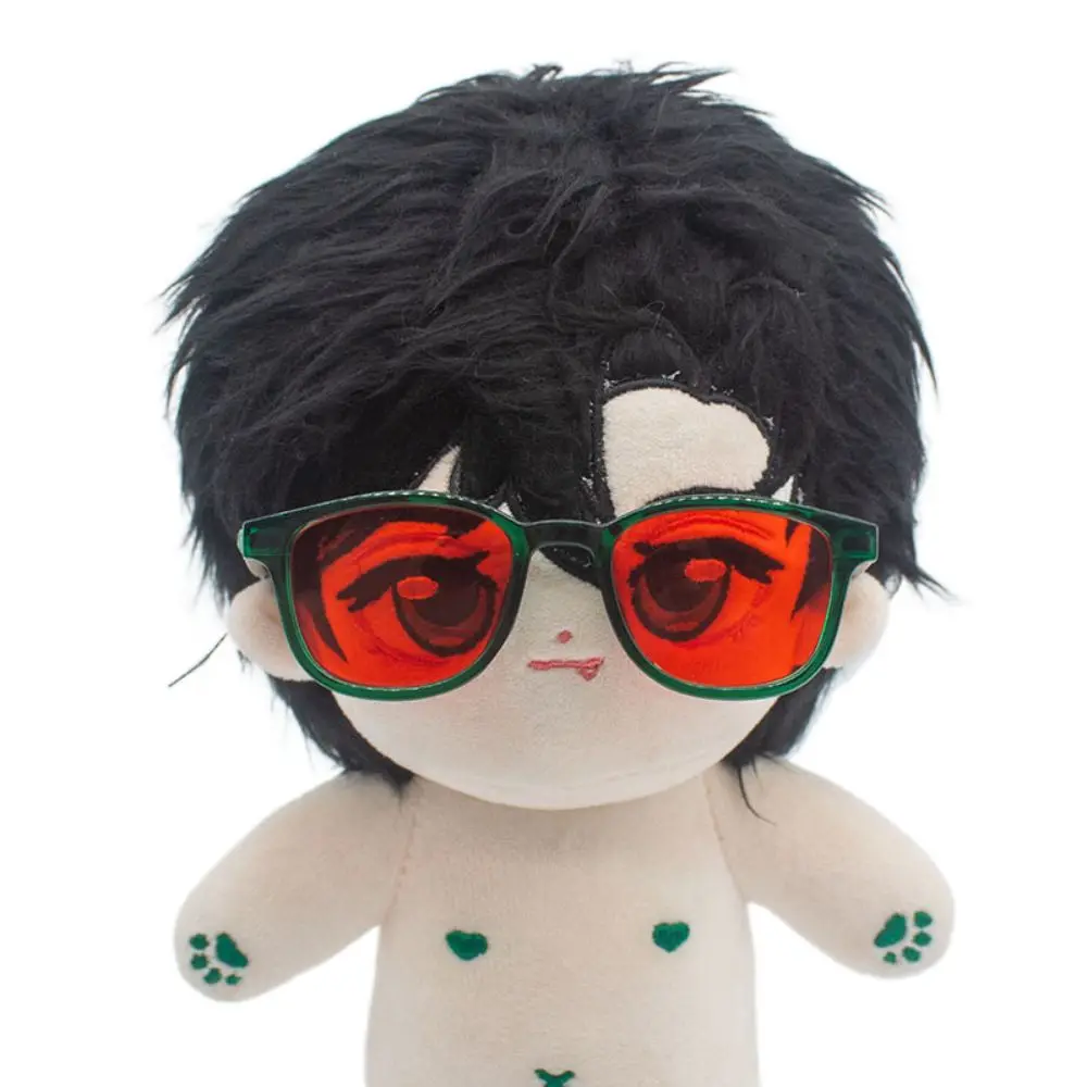 

Fashion Eyewear Doll Eyeglasses 15cm/20cm Decoration Doll Glasses Plush Doll Cool Miniature Glasses Doll Accessories