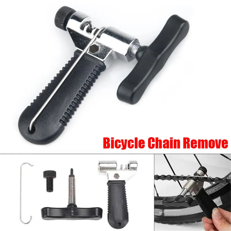 

1pc Professional Bike Chain Breaker Splitter Tool With Chain Hook Road Mountain Bicycle Chain Repair Installation Removal Tools