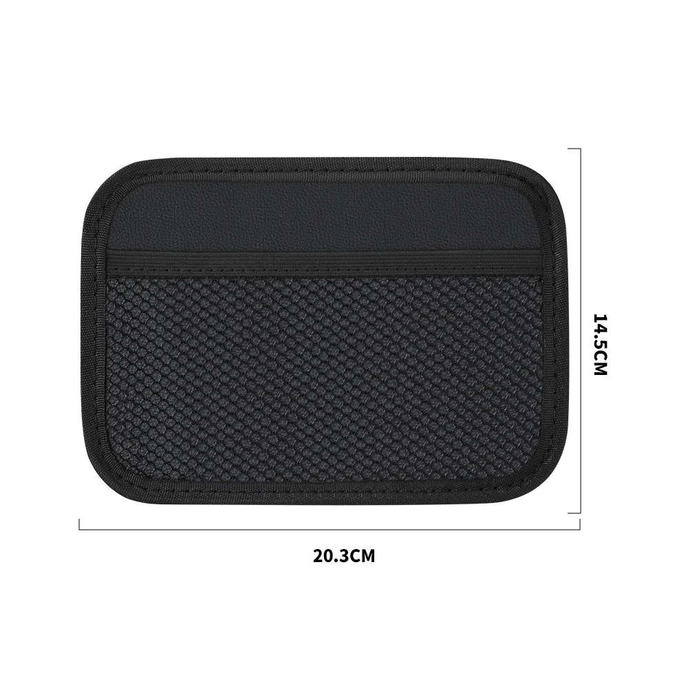 Universal Auto Mesh Storage Bag Seat Back & Door Side Organizer Pocket Car Interior Holder for Phone Keys Cards Stowing Tidying