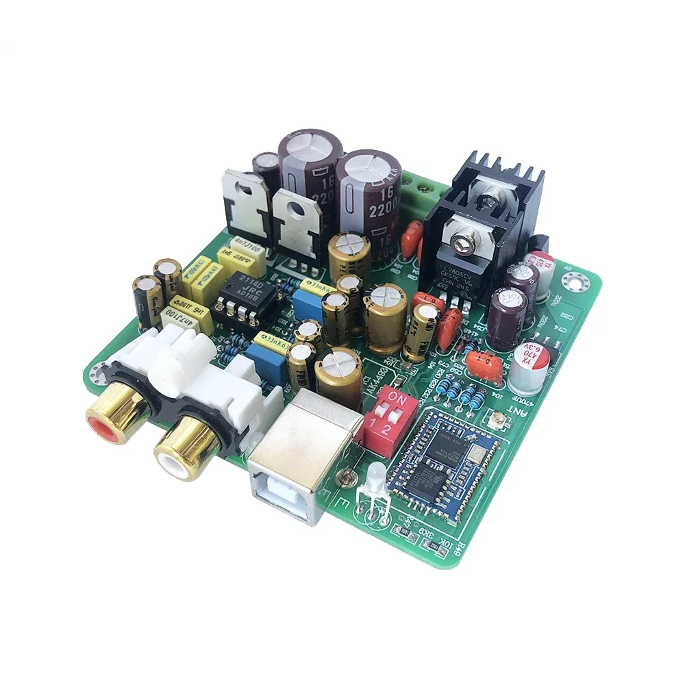 QCC5125+AK4493 Bluetooth 5.1 Lossless Decoding LDAC APTX HD Receiver RCA Output with Antenna AC12V