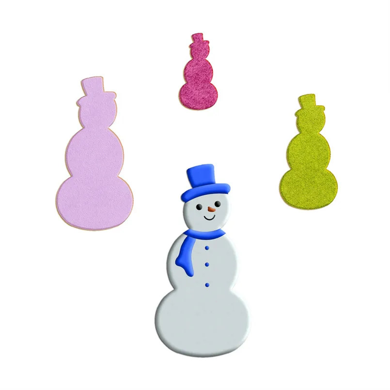 Four Specifications Cartoon Character Features,High Snowman,Plastic Molds,Cake Fondant Tools,Cookie Sushi Fruits Cutters