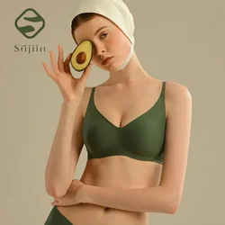 SUJIIN Women's Push Up Bras Sexy Seamless Wireless Soft Support Bra Women Small Breast Lingerie Bralette Underwear Woman MX082