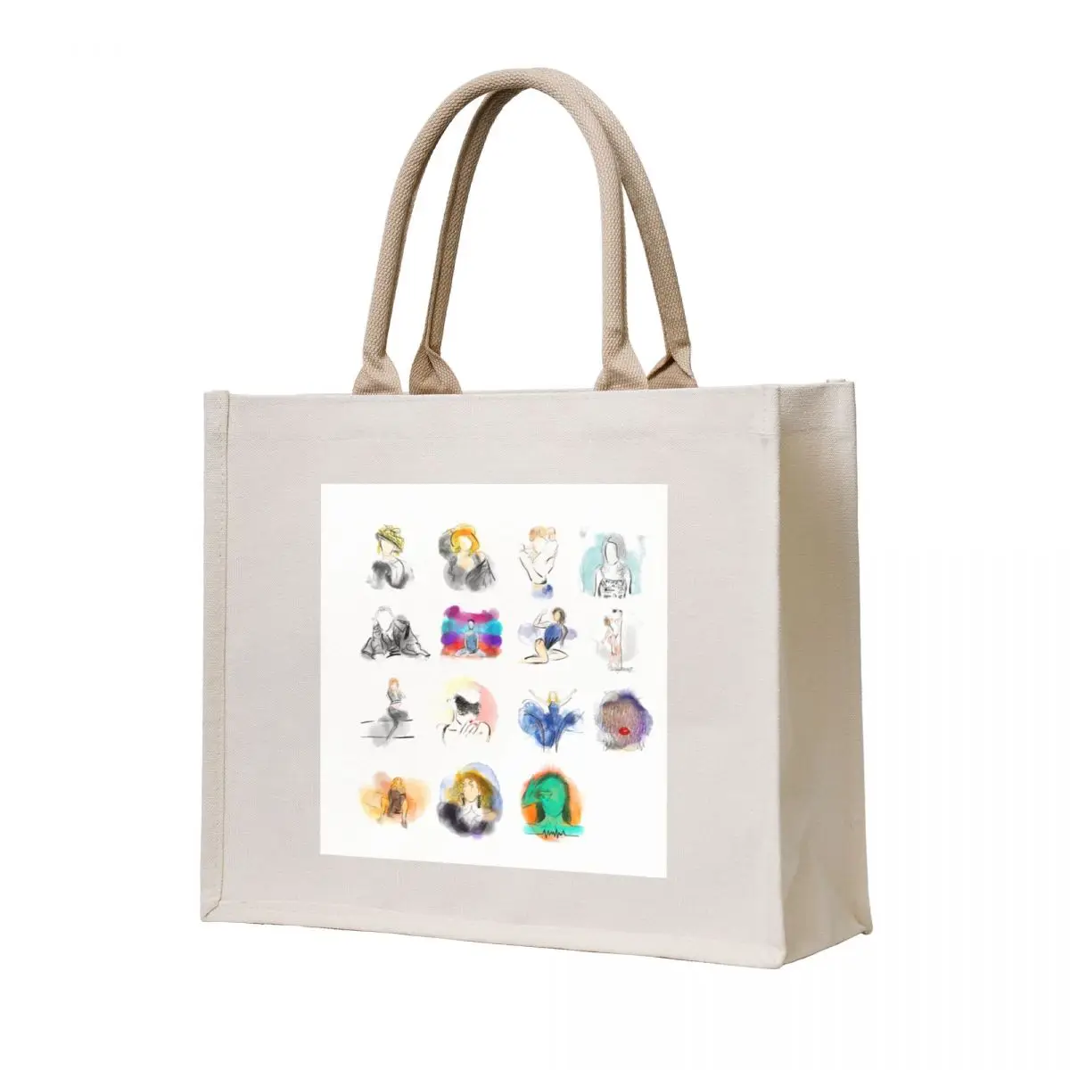 

Kylie Minogue all albums digital watercolour Tote Bag sacs de shopping tote bags cloth bags Women's shopper Eco bag