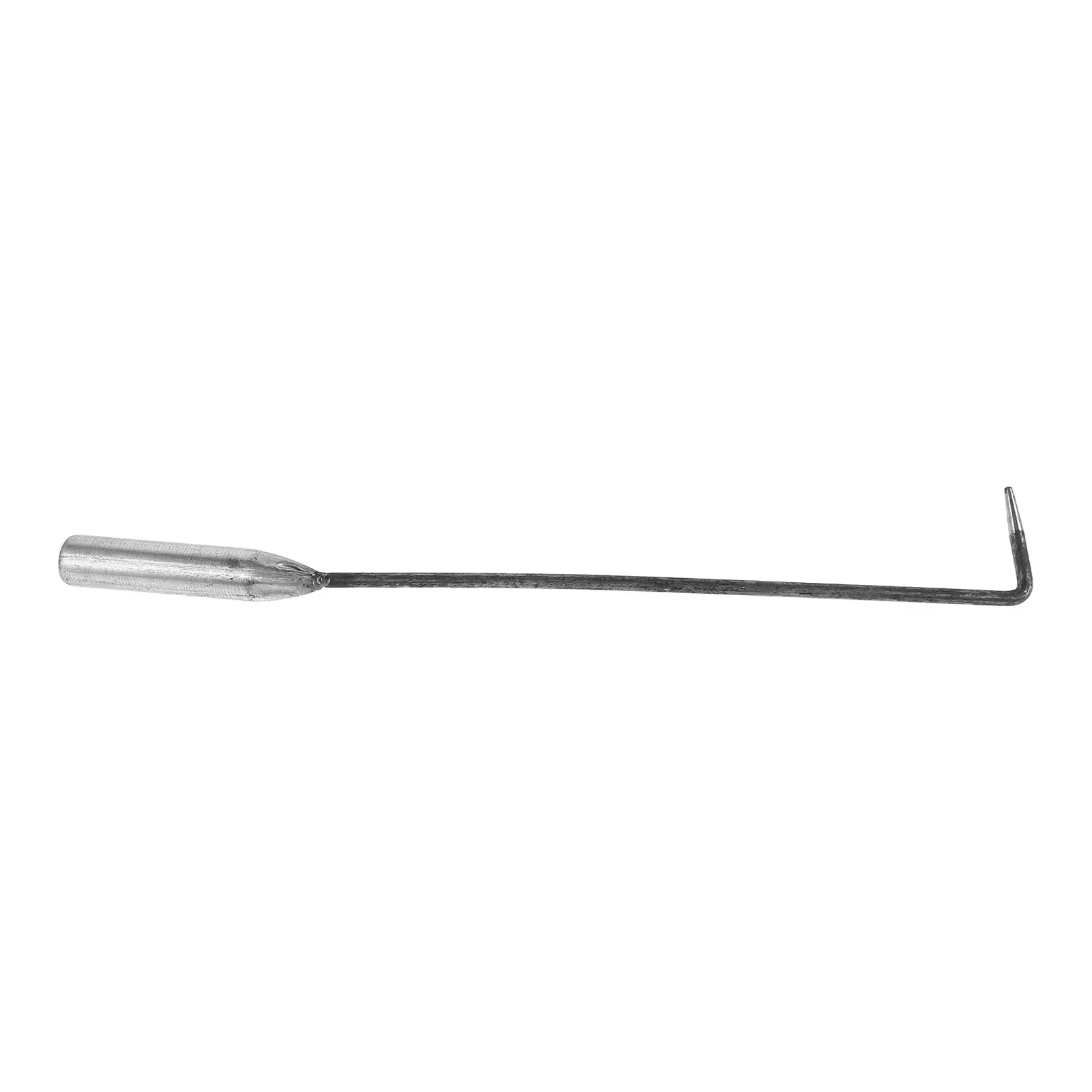 Iron Fire Poker for Fire Pit Outdoor Indoor Fireplace Tools Set Heavy Duty Metal Campfire Poker with Nonslip Handle Compact Easy