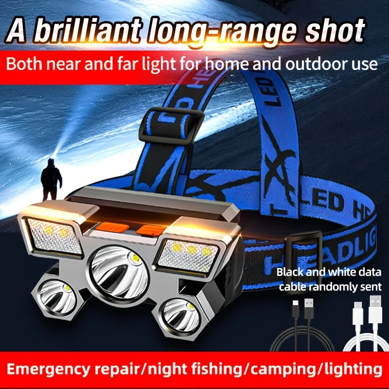 

Мощный перезаряжаемый налобный фонарик для рыбалки, светодиодный налобный фонарь Nitecore, фары для кемпинга, охотничий фонарь, передние фонари для пешего туризма