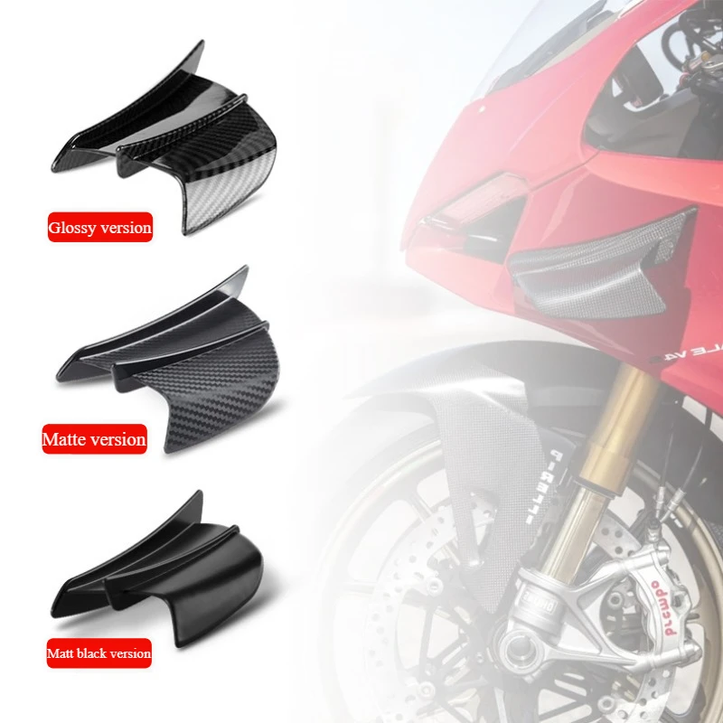 Motorcycle Spoiler Wing Aerodynamic Winglet for Yamaha YZF R1 R6 R25 R7 R3 for Ducati 899 959 1198 1198S 1299 for Bmw S1000RR