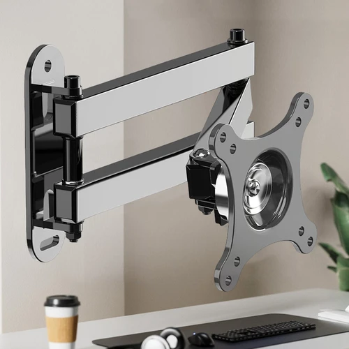 Imagen 2 del producto Soportes para TV ajustables, soporte de montaje en pared para televisores LED/LCD de 10 ""-24"", capacidad para hasta 10 kg, VESA 100*100, soporte para TV para uso en el hogar y la Oficina