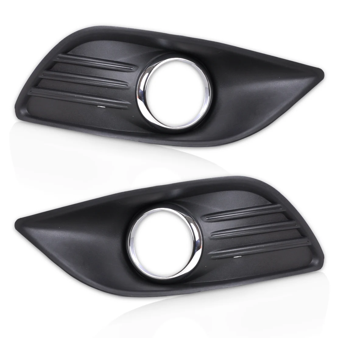 Right & Left Side Bumper Fog Light Lamp Cover Grille Grill for Ford Focus Sedan 2009 2010 1011