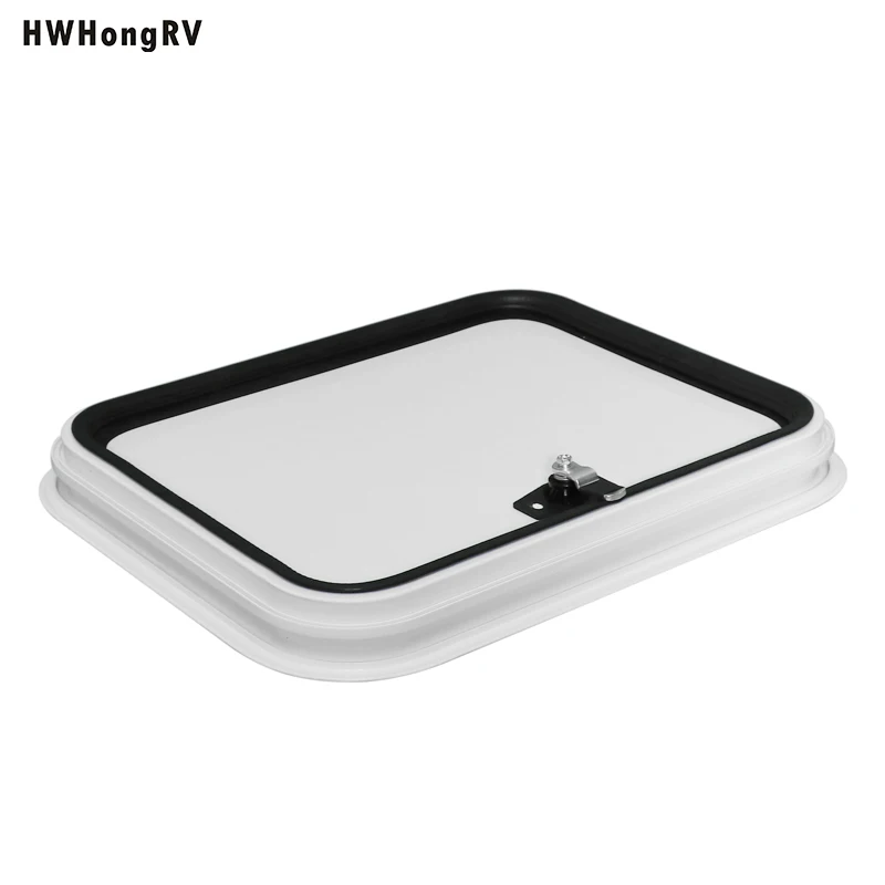 Hwhongrv Camper RV's- أبواب تخزين الوصول إلى المقصورة مع مفصلين زوايا مستديرة فتحة 500*400 لـ Campervan #6
