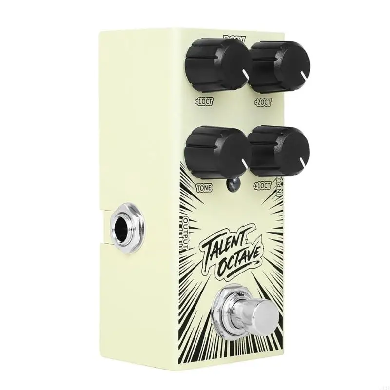 Octave Electric Guitar Effect Pedal With Shockproof Design Metal Shell Pedal Effects Guitar Replacement Parts Enduring 
