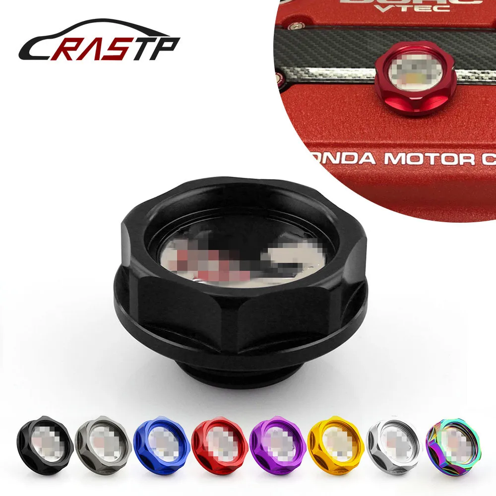 RASTP-Racing Car Aluminum Oil Cap Fuel Tank Cap Cover for Honda  RS-CAP003