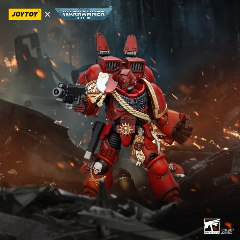 [Spot goods]OYTOY Action Figure 1/18 Warhammer 40k Blood Angels Jump Pack Captain Anime Figures Perfect Collection Model Gift