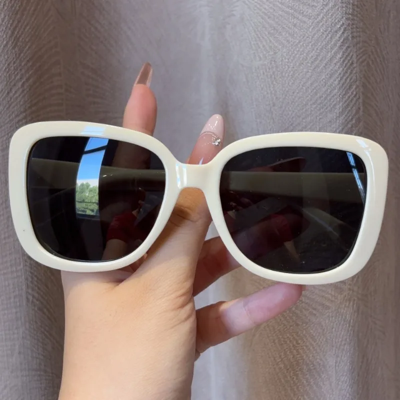 Big Frame Vintage Sunglasses Women Men Brand Square Sun Glasses Retro Eye Glasses Goggle for Male Female