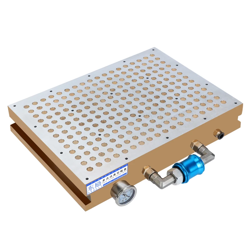 

Вакуумная присоска с несколькими точками, 40*40 см, независимое Обнаружение отверстий воздуха, фрезерный станок с ЧПУ/шлифовальный станок