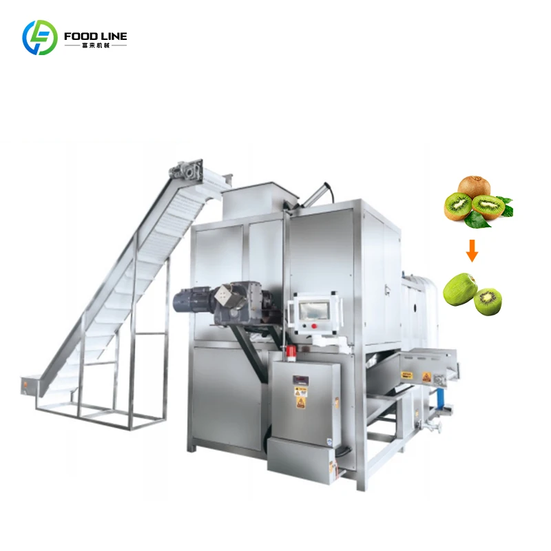 Papaya Continuous Steam Peeling Machine Industrial Fruit Vegetable Steamer Skin Remover Commercial Processing Customize