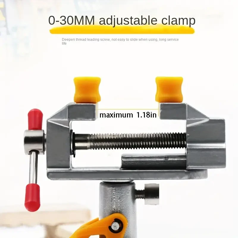 Aluminum Alloy   Suction Cup Table Vice Multi Specification Machine Tool Rotary Table Flat Mouth Pliers Table Vice