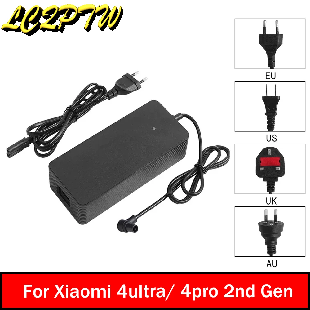 

Electric Scooter Parts 53V 2.3A Charger Adapter for Xiaomi 4 Ultra/4 Pro 2nd Gen/Navee S65 N65i Charger Adapter Power Accessorie