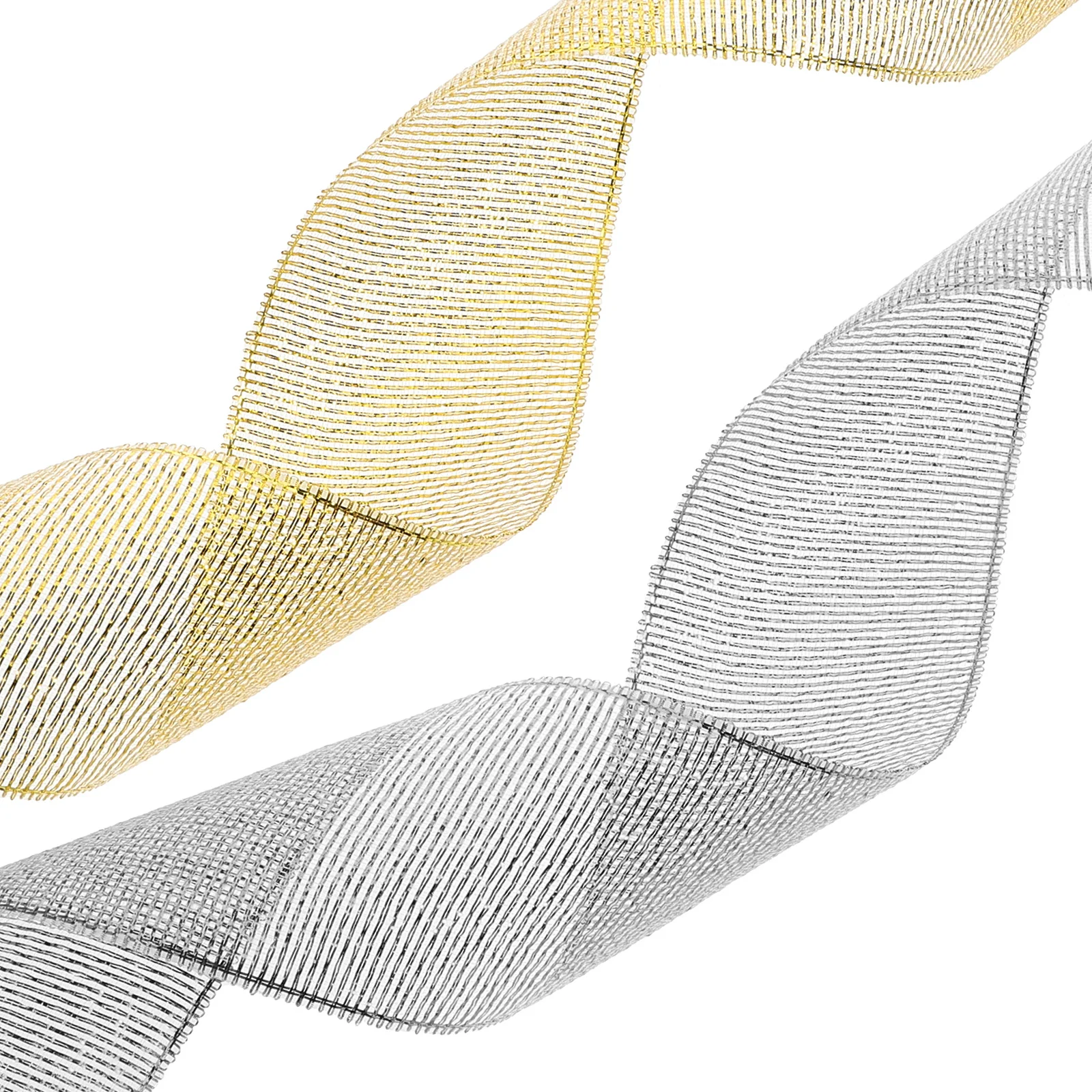 

Glittered Silver Onion Ribbon Birthday Party Glittery Ribbons Decorative Christmas