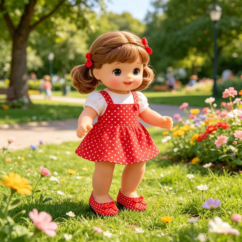 18 inch doll Flower Shoes, Polka Dot Shoes, Spring, Summer, and Autumn Shoes Suitable for 18 inch Dolls, doll Accessories