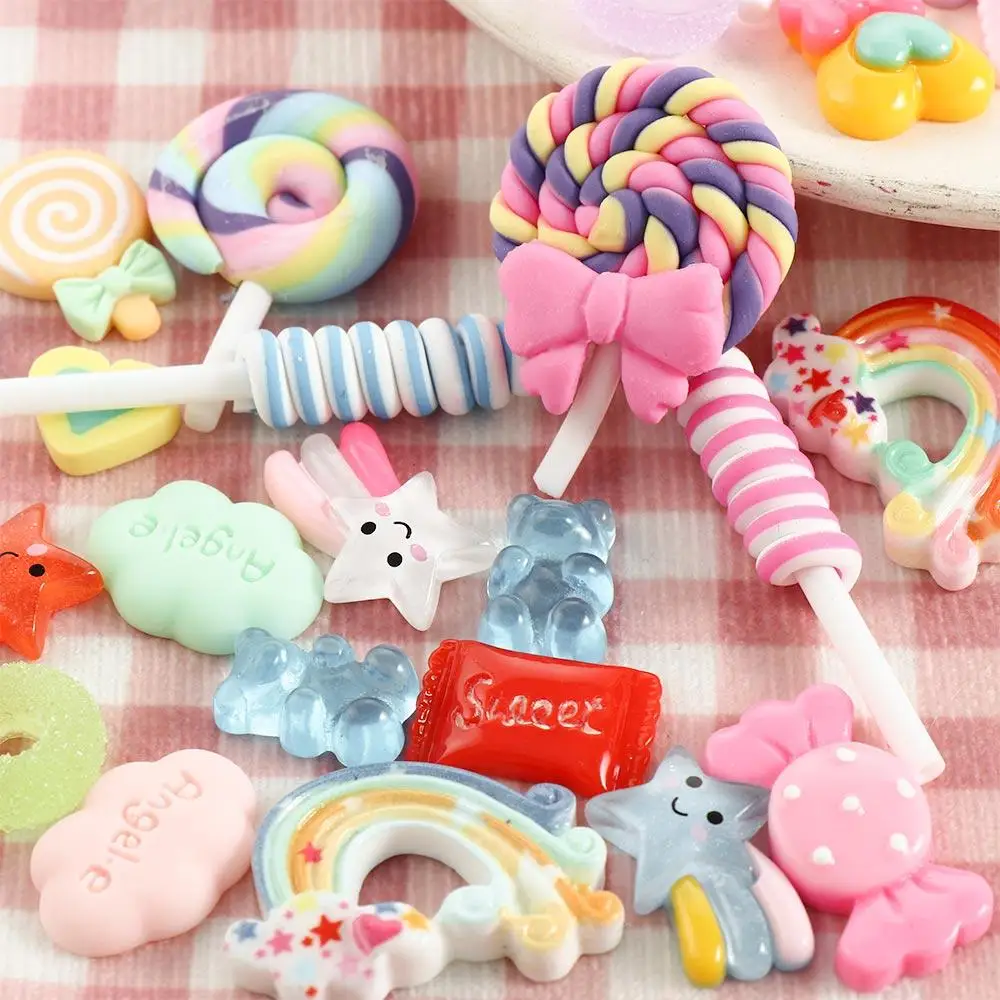 Ungiftiges Harz für Haarnadeln, Schlüsselanhänger, Bastelzubehör, Kawaii-Scrapbooking-Bedarf, Slime-Anhänger, Handyanhänger, Nageldekoration – Detail 2