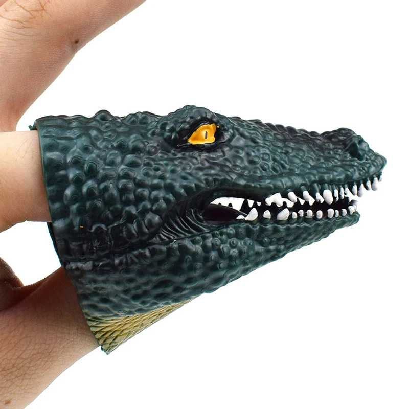 Creative Simulatlon Crocodile Finger Puppets Toys Kids Funny Animal Model Finger Puppets Storytelling Props Children's Toys Gift