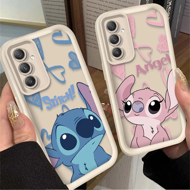 زوجين ديزني غرزة الحال بالنسبة لسامسونج غالاكسي A54 A05 A05S A34 A24 A14 A53 A33 A23 A13 A52 A52S A32 A22 A12 A71 A51 A31 A50 Eتوي