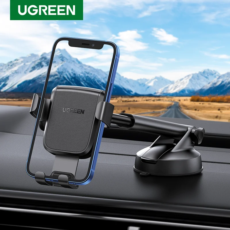 UGREEN Car Phone Holder Stand Gravity Car Suction Cup Phone Stand for Mobile Phone for iPhone 16 15 14 Pro Max  Xiaomi Samsung