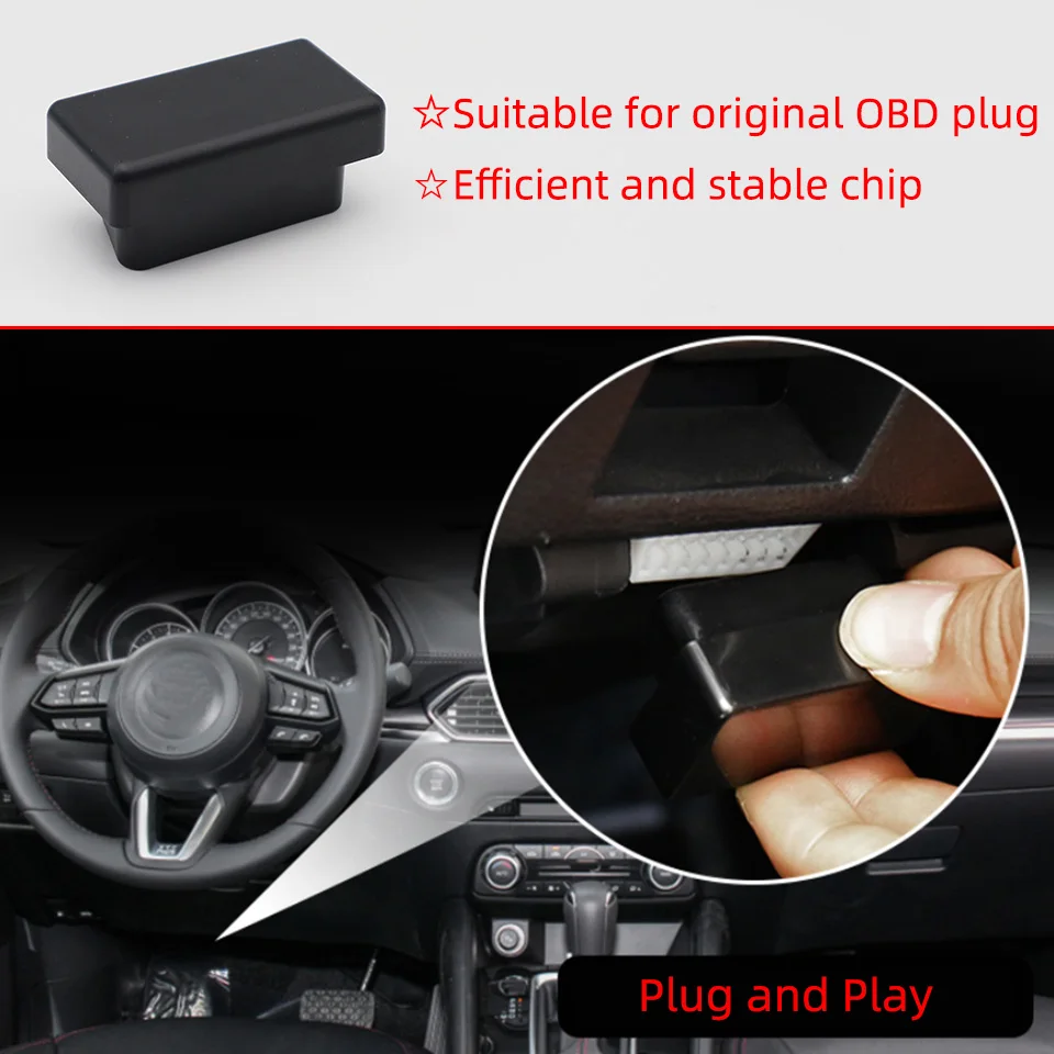 i-stop Disabler Deactivation For Mazda 3 Axela 2013-2019 Automatically Stop Start System Off Multifunction OBD Plug Sockets