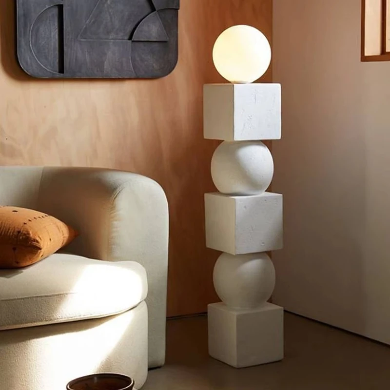 

Personalized creative geometric shape floor lamp living room decorative table lamp