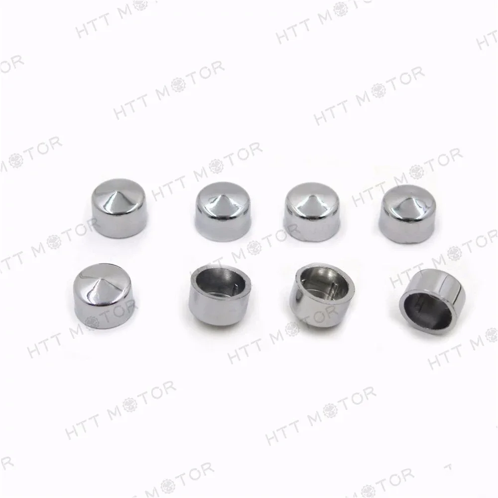 8PCS Cap Dress Cover for 1999-2006 Harley Davidson Touring Push Rod Tappet Block Bolt Chrome Aftermarket Motorcycle Accessories