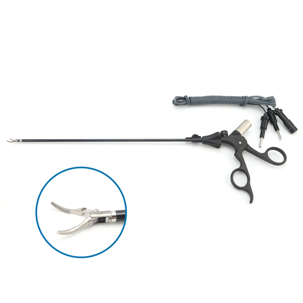 

Hot Selling Laparoscopic Bipolar Forceps with Cable, Reusable Bipolar Coagulation Maryland Forceps