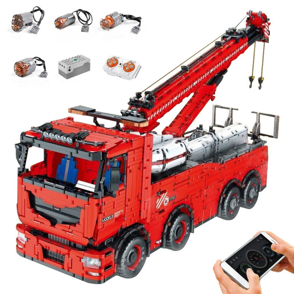 Building Blocks Set Mould King 19008 Tow Truck Building Blocks Toys Flagship Edition Little Child Models Plastic for Boys