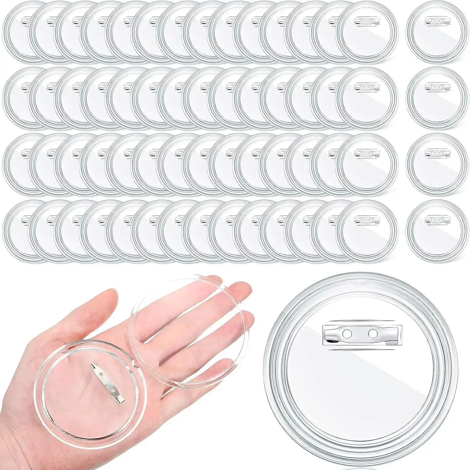 Creative DIY Button Badge Kit Make Your Own Round Pinback Buttons for Roleplay Costumes Party Favors and Handmade Craft Projects