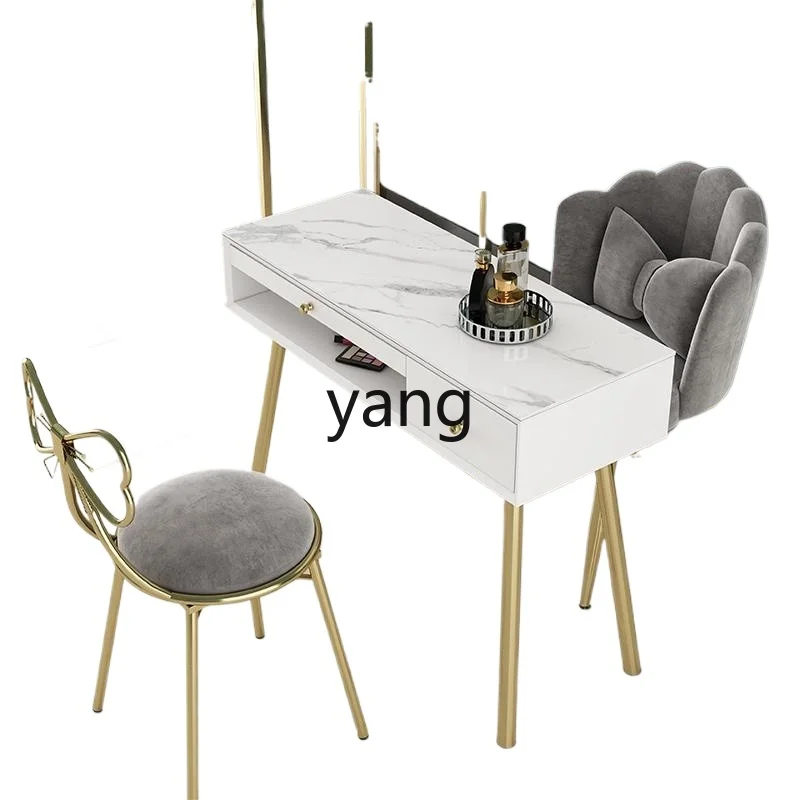 LMMmarble manicure table and chair set economical manicure shop table double layer light luxury