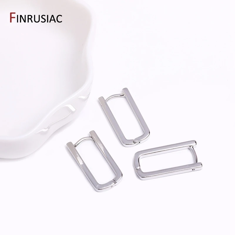 Gold Überzogene Messing Einfache Hoop Ohrringe Hohe Qualität Frauen Ohrringe, Eingelegten Zirkon Trendy Hoop Ohrringe Mode Schmuck Geschenke – Detail 29