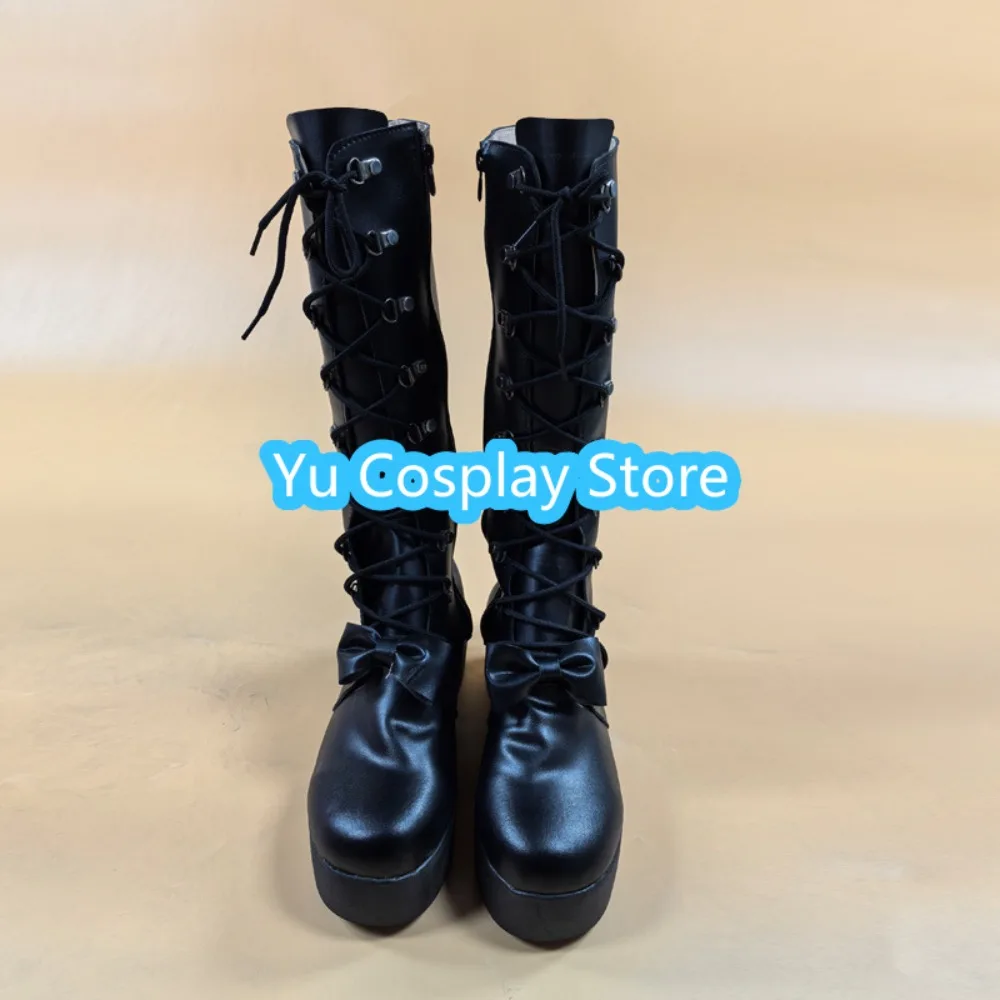 Datum Een Live Kurumi Tokisaki Cosplay Schoenen Voor Anime Tentoonstelling Prestaties Anime Cosplay Schoenen Laarzen Halloween Kostuums Rekwisieten