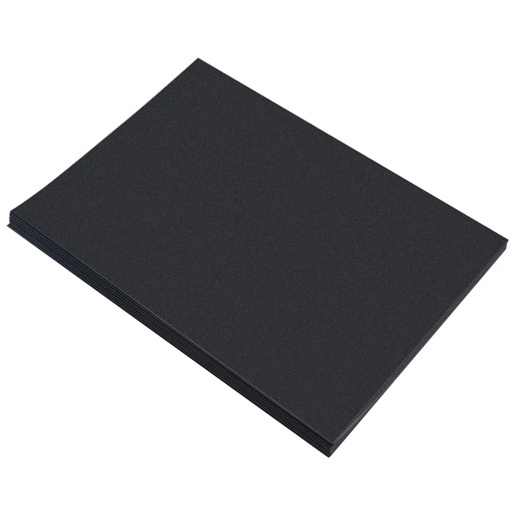 100 pcs Painting Paper A4 150Gsm Thickened Black Kraft Paperboard Diy Drawing Scrapbook Greeting Cards Making Artwork