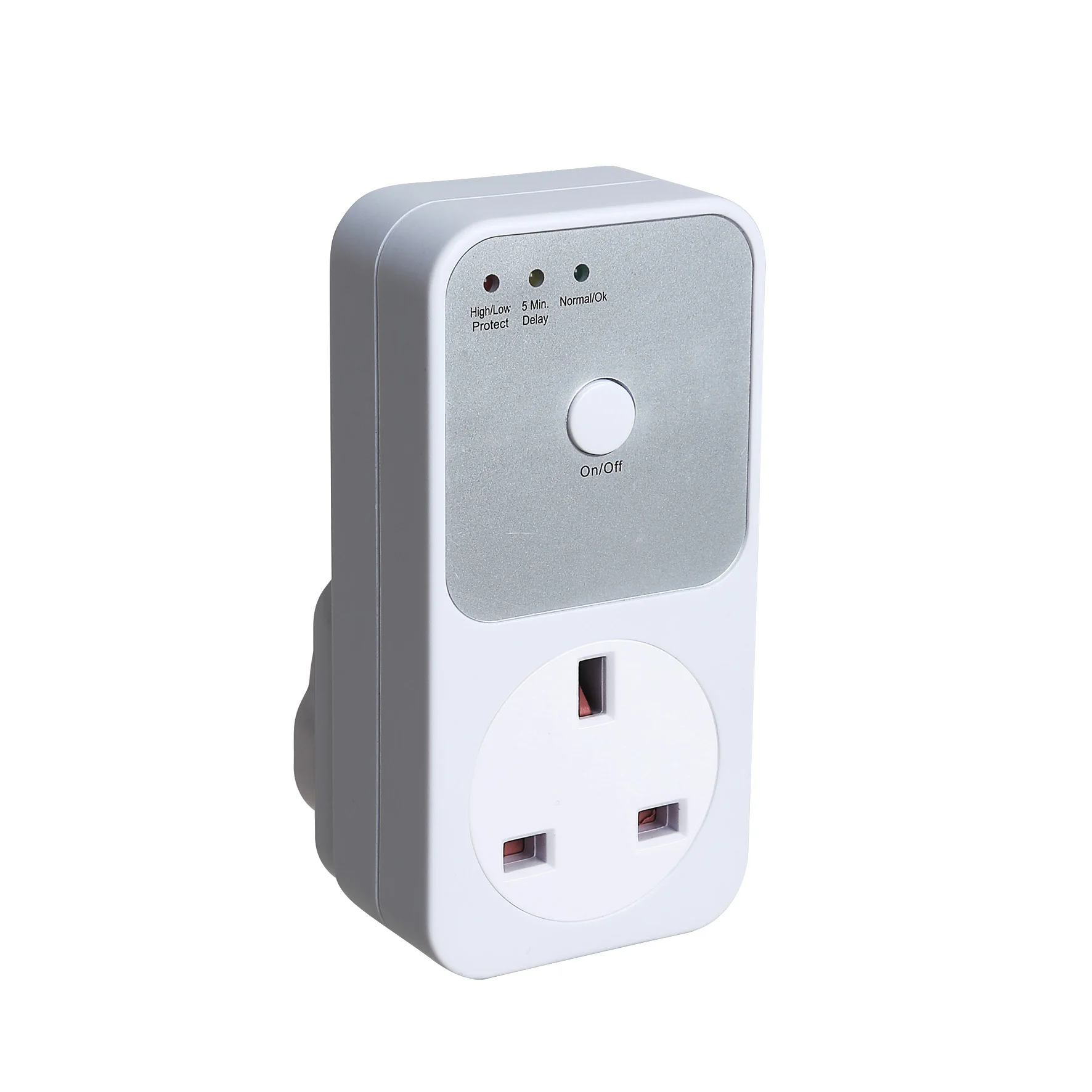 British Standard Undervoltage Protection Socket HLP01 for Refrigerator Kitchen Use High/Low Voltage Protector Mainland China