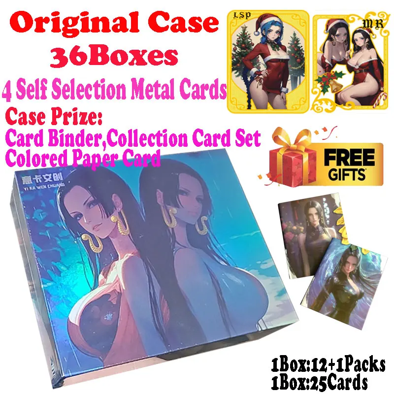 Lastest Wholesale Yika One Piece Boa Hancock Collection Card Cartoon Booster Box Luffy Sanji Nami TCG Popular Trading CCG