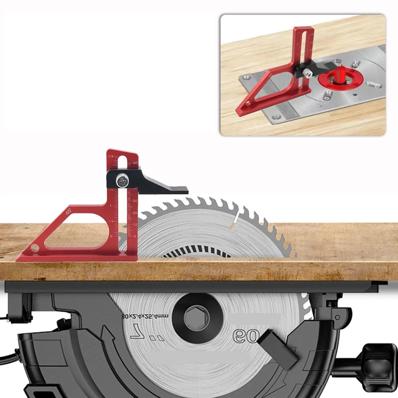 

Woodworking Height Gauge with inch Metric Depth Gauge Woodworking Tool for Router Table Grooving Saw Table Cutting Drill Press