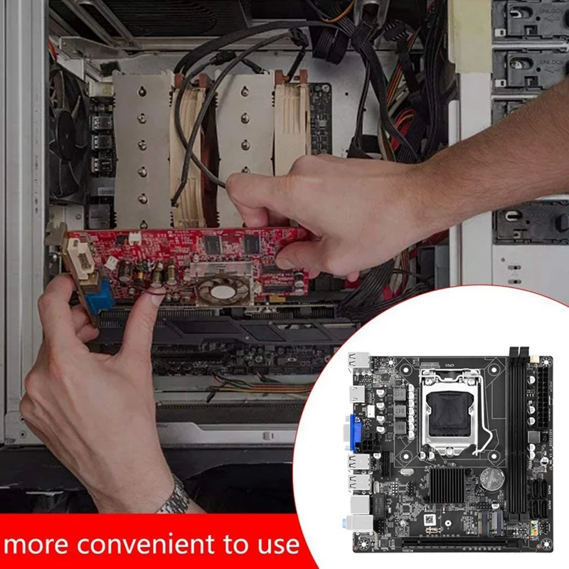 PCB Motherboard +I3 2120 CPU+4G DDR3 1600Mhz RAM+Thermal Grease+SATA Cable+Baffle Support 2XDDR3 RAM Slot