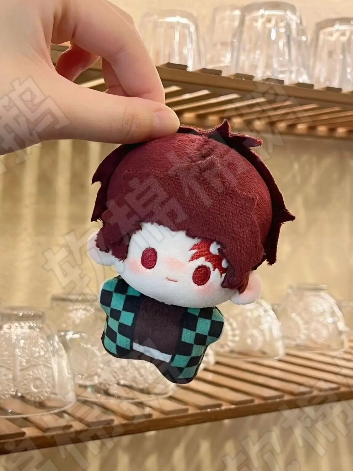 ぬいぐるみ 10 センチメートルアニメデーモンスレイヤー竈門炭治郎かわいい綿ぬいぐるみサプライズギフト子供やバックパックペンダント