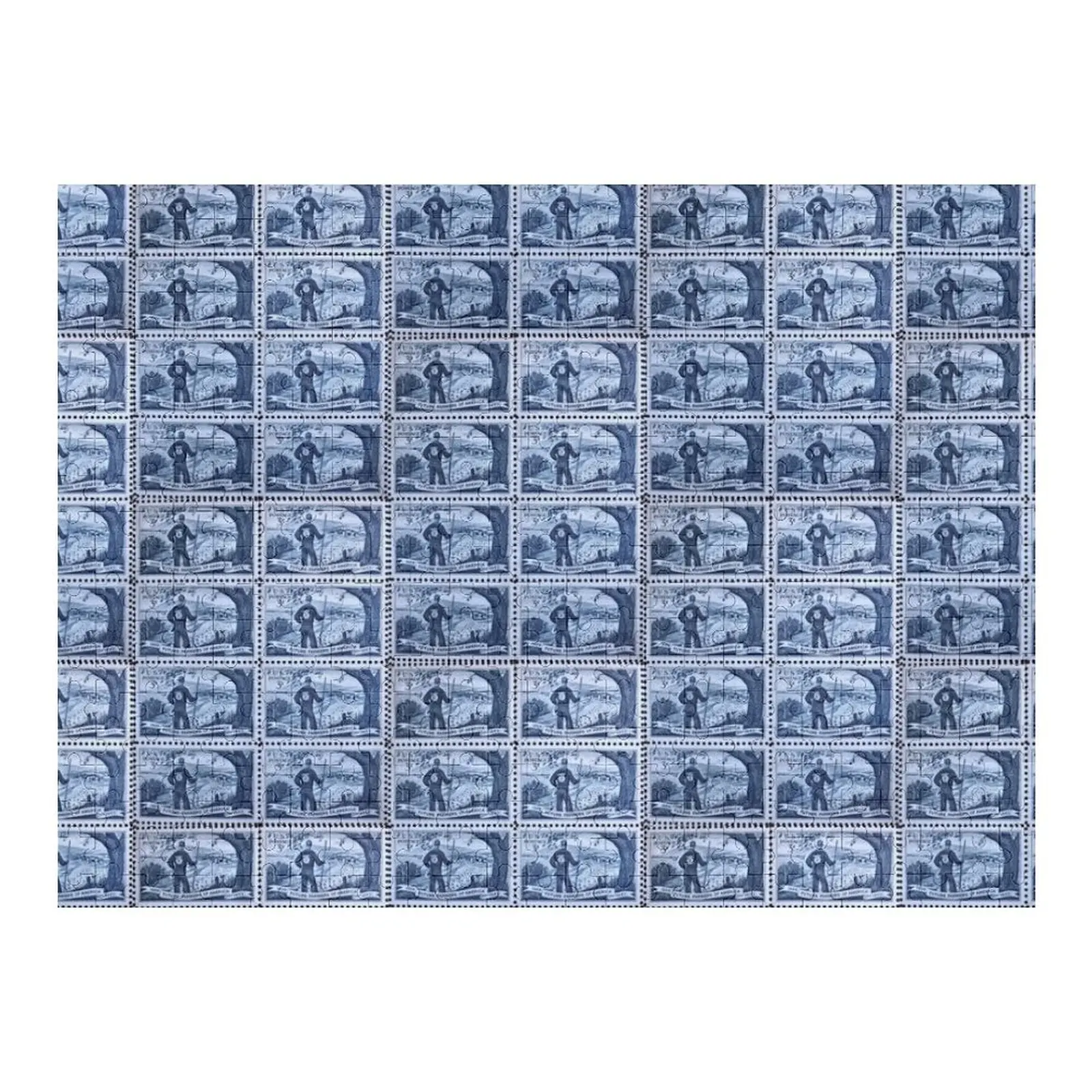 

Future Farmers of America 1953 Vintage Postage Stamp Jigsaw Puzzle Photo Personalised Toys Wooden Name Puzzle