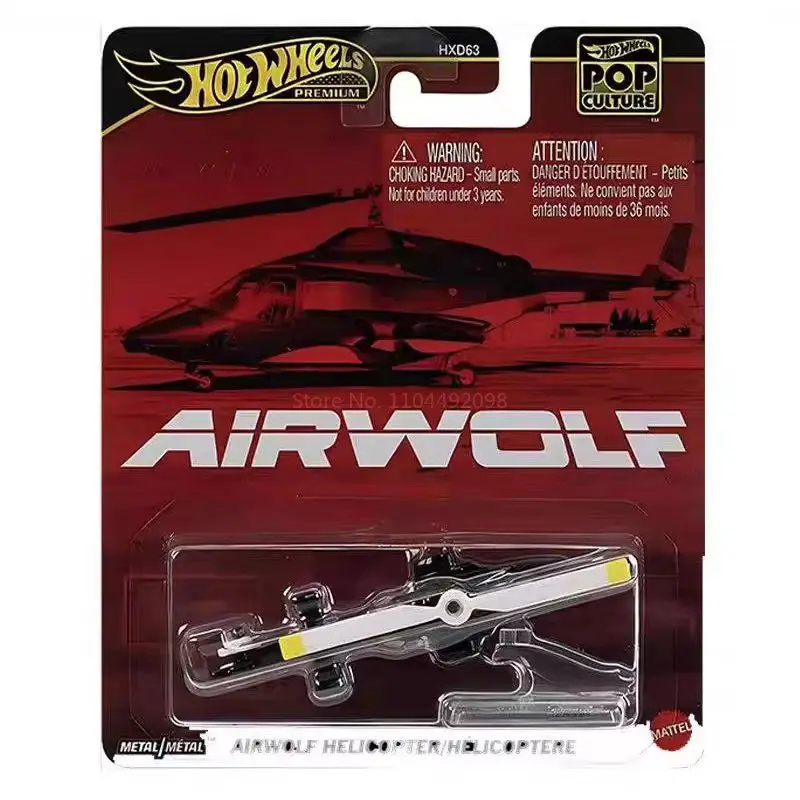 Oryginalny Hot Wheels Hxd63 Seria Popkultury Cyberpunk 2077 Airwolf Świąteczny Horror Model Samochodu Kolekcjonerski Zabawka Model Samochodu Prezent
