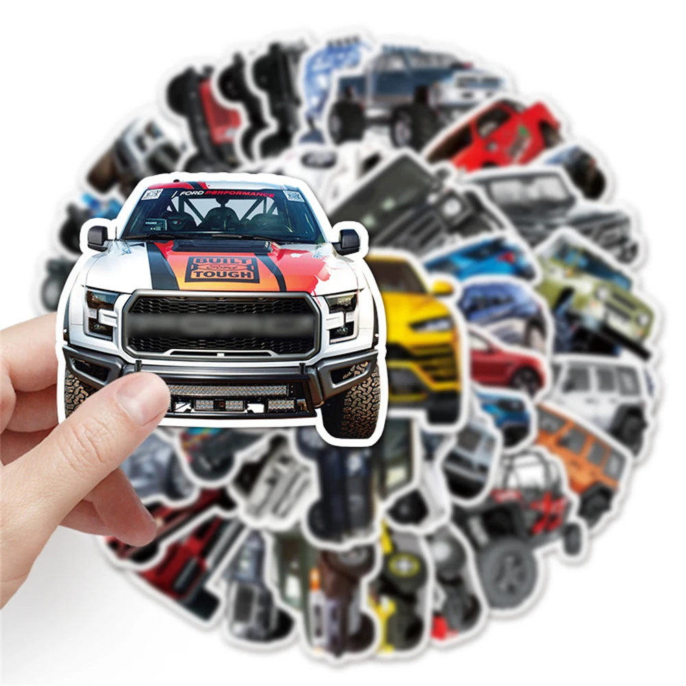 10/30/50PCS Urban SUV Personality Fashion Off-Road Vehicle Graffiti Sticker Bike Skateboard Car Helmet Laptop Computer Wholesale