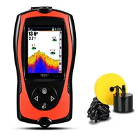 Portable Wired Fish Finder, Alarm Detector, Echo Sounder, Wireless for Fishing, 100m, 300ft Depth