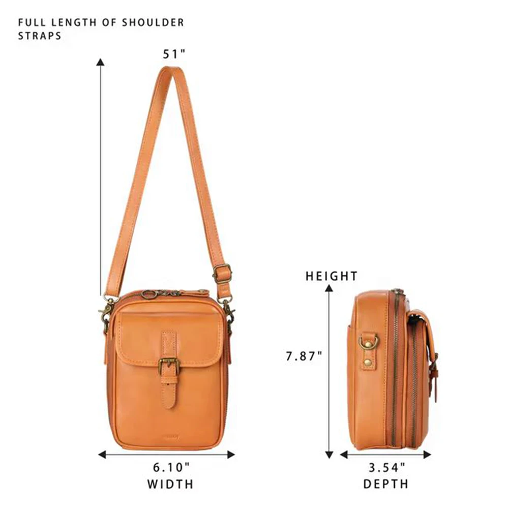 

PU Leather Zipper Shoulder Handbag Purse & Adjustable Removable Strap Trendy Sling Bag Versatile Shoulder Purse for Women Men