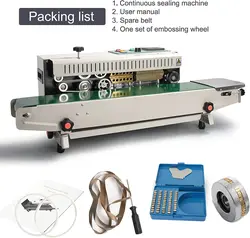 Sumeve Continuous Vacuum sealer Machine FR-900 Automatic Horizontal Plastic Packing Machine For Business Bag Band Stamp Coding